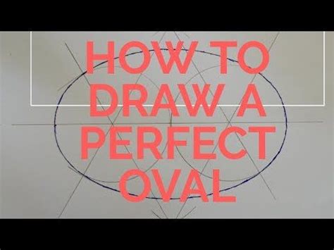 How To Draw A Perfect Oval Draw Drawings Oval