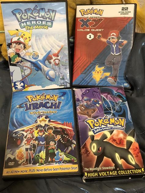 Pokémon dvd bed vhs set. All in great condition but... - Depop