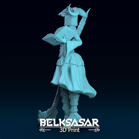 Girl Necromancer Nude 3D Model 3D Printable CGTrader