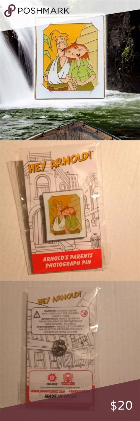 Hey Arnold Enamel Pin Collectible Enamel Pin The Nick Box Culturefly