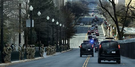 Did National Guard Turn Their Backs on Biden's Motorcade? | Snopes.com