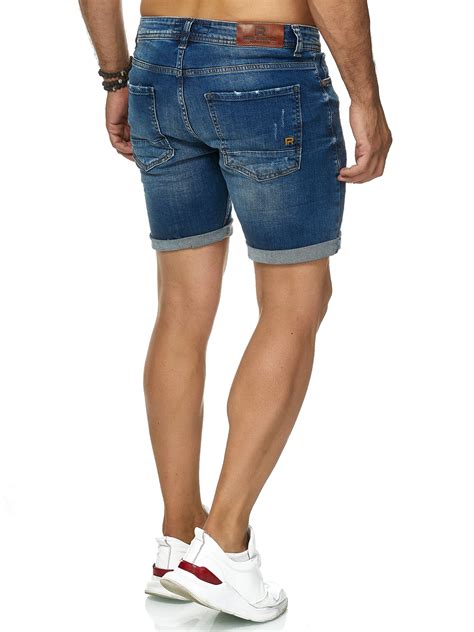 Redbridge Herren Jeans Shorts Kurze Hose Denim Capri Bermuda Kurzhose