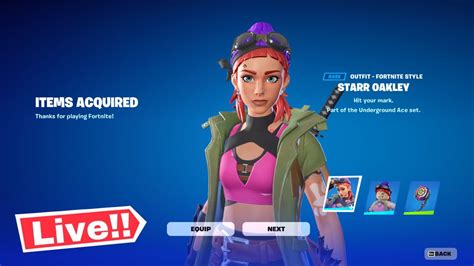 🔴 Starr Oakley Fortnite Item Shop Live Today Fortnite Chapter 5