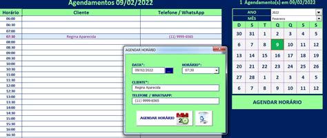 Planilha De Agendamento De Clientes Loja Excel Easy Descubra O Mundo