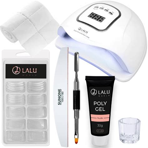 Zestaw Akrylo El Poly Flexy Gel Nude G Lampa Uv Oficjalne Archiwum Allegro