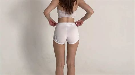 Stretching Of A Beautiful Blonde In Short Shorts POV Porn Feat Skinny Lady XHamster