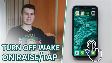 How To Turn Off Raise To Wake And Tap To Wake On Iphone Youtube