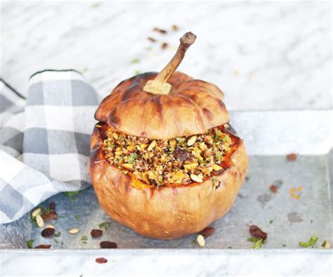 Calabaza Rellena De Quinoa Pasas Y Pi Ones Hoy Comemos Sano Receta