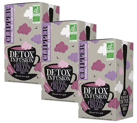 Clipper Infusions Detox Fruits Rouges Bio 3 X 20 Sachets