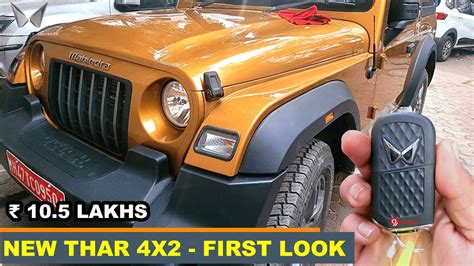 All New Mahindra Thar 2wd With Bronze Colour Option New 1 5l 117ps Diesel To Become Affordable