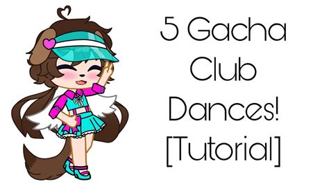 5 Dance Moves With Gacha Club Poses Only Tutorial Youtube