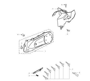 Dessins techniques pour Speedfight 2 50cc 2 temps LC réplique original