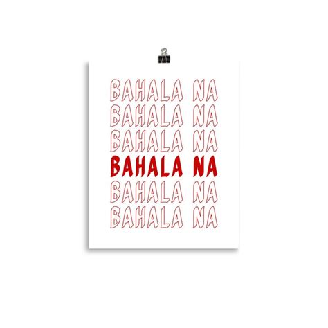 Bahala Na Print, Filipino Print, Philippines Print, Tagalog Print, Filipino Poster, Philippines ...