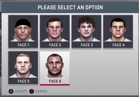 Madden 19 face customization options