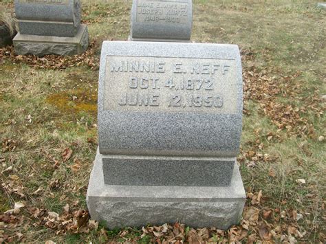 Minnie Esther Kurtz Neff Find A Grave Reminne