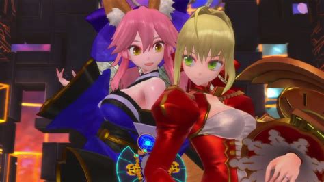 Fate Extella Tamamo No Mae And Nero Claudius Vs Altera Youtube