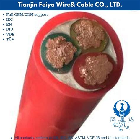 Moveable Rubber Sheathed Mining Flexible My Kv Cable China