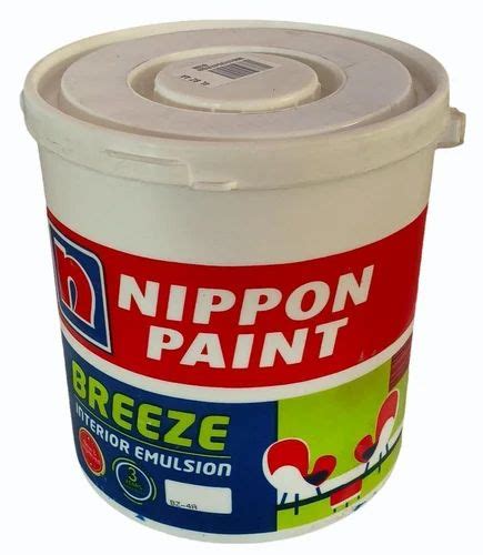 Nippon Breeze Interior Emulsion Paint 4 Ltr At Rs 798 Bucket In