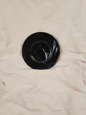 Mikasa Galleria Opus Black FK701 Calla Lily Saucer EBay