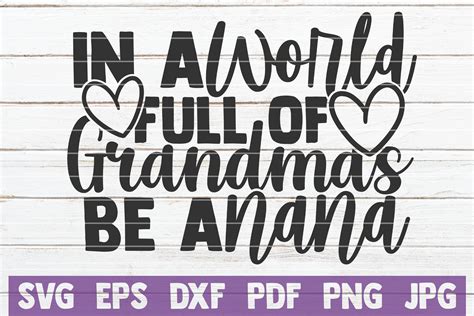 Grandma Svg Bundle Funny Grandma Quotes Svg Cut Files By