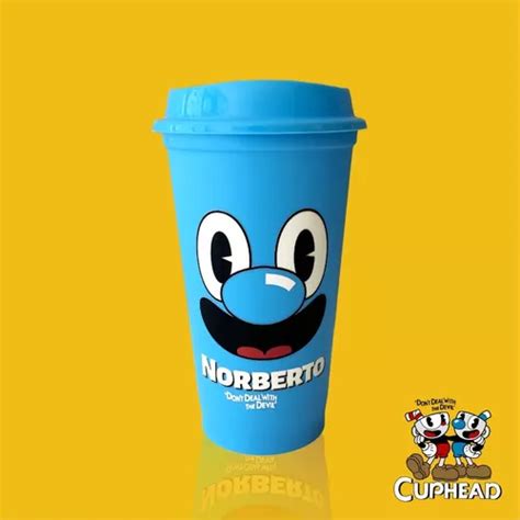 Vasos Cafeteros Cuphead Personalizados Con Tu Nombre En Venta En Benito