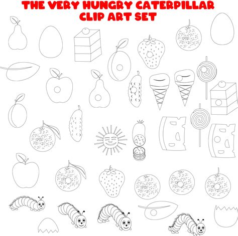 Very Hungry Caterpillar Clip Art