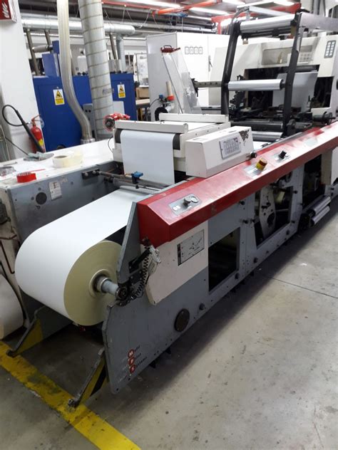 MPS EP 410 8 8 Colours Flexo Label Printing Press Full Chilled Rollers