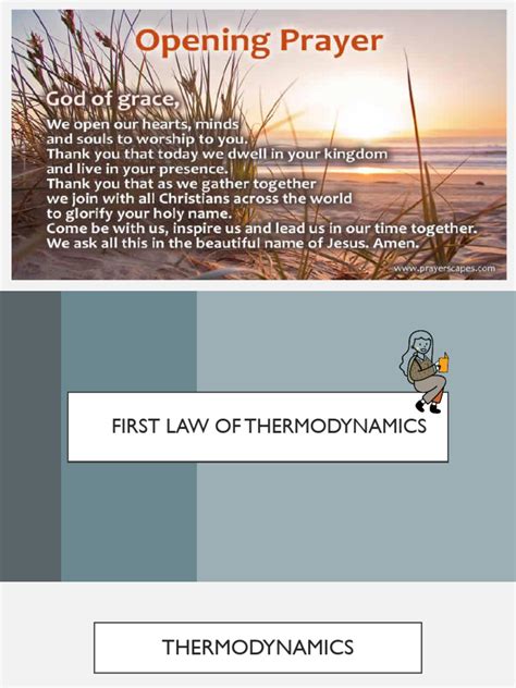 First Law of Thermodynamics | PDF