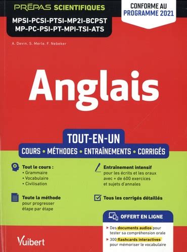 Anglais MPSI PCSI PTSI MP2I BCPST MP Antoine Devin