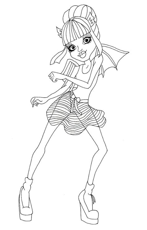Раскраски Монстр Хай (Monster High). Скачать. Распечатать