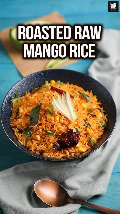 Roasted Raw Mango Rice Recipe Quick And Easy Raw Mango Rice Varun