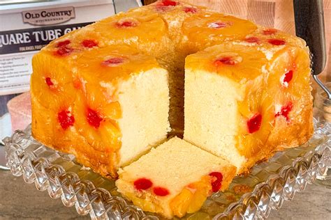 Mile High Pineapple Upside Down Pound Cake Old Country Kitchenware