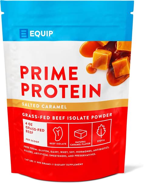 Amazon.com: Equip Foods Prime Protein Powder - Salted Caramel & Iced