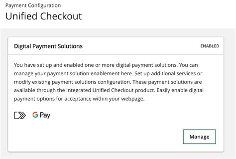 Unified Checkout Integration Flow