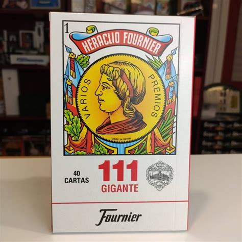 Spanish Jumbo Deck 111 40 Playing Cards Fournier