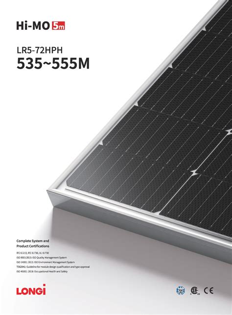 Pachet 5 5 KW Longi 10 X 550W Panou Solar Fotovoltaic Monocristalin