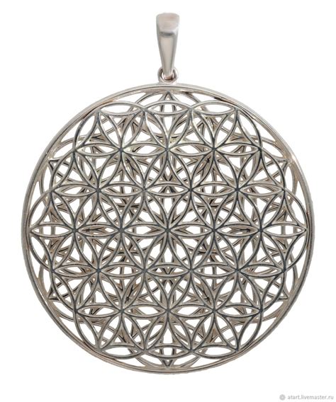 Подвеска: двойной цветок жизни в интернет-магазине Ярмарка Мастеров по ...