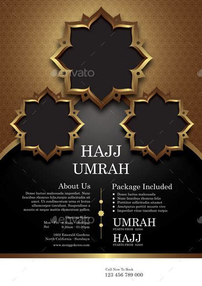 Hajj and Umrah Preview | Pamphlet design, Islamic posters, Bride and ...