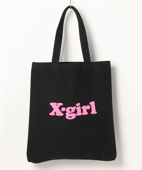 【x Girl エックスガール】 Canvas Tote Bag（トートバッグ）｜x Girl（エックスガール）のファッション通販 Zozotown