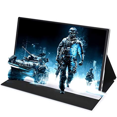 DKLGG 15.6 Inch Portable Monitor with Touchscreen, Super Thin Gaming Monitor with Type-C Mini ...