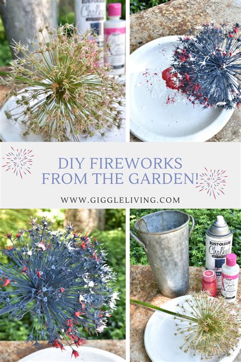 DIY fireworks from the garden!(3) - Giggle Living