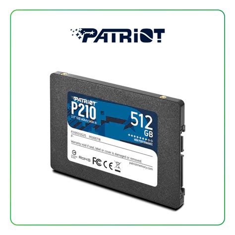 PATRIOT DISCO DURO 512GB P210 SATA 3 512GB DE 2 5 PULGADAS SAHUA Perú