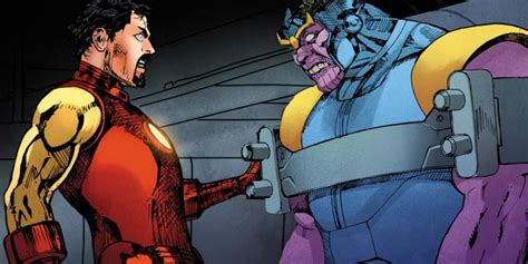 Thanos Official Return Begins With A Shocking Iron Man Face Off