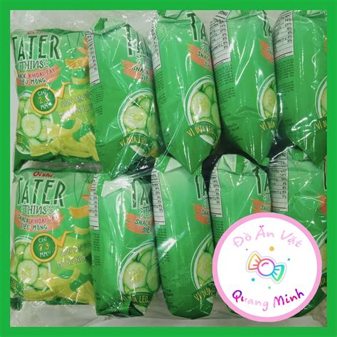 Mua Bán sỉ bịch Bim bim Oishi Snack khoai tây siêu mỏng TATER thins vị