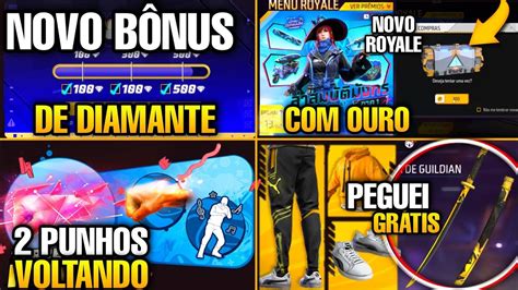 Novo Royale Especial Ouro B Nus De Diamante Punho Katana Gr Tis