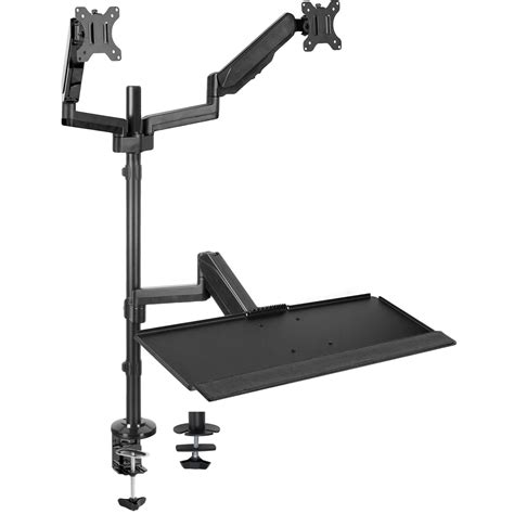 Stand Sit2bsit To Stand Dual Monitor Desk Mount Workstation Vivo