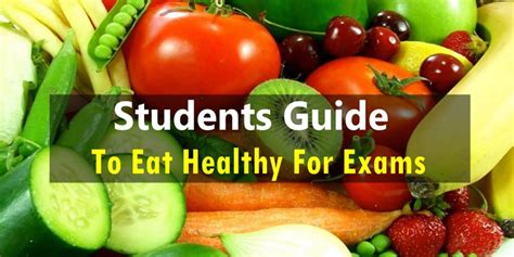 A Student Guide To Eat Healthy For Exams Myassignmenthelpau