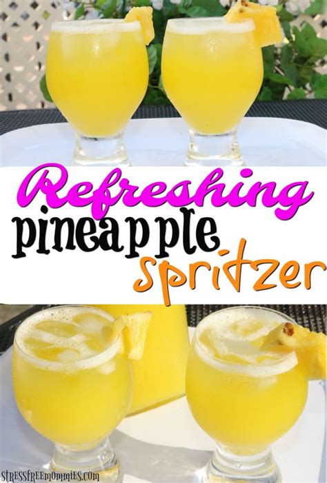 Refreshing Pineapple Spritzer