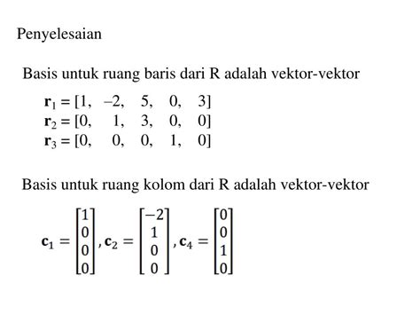 Ppt Bab Vii Ruang Vektor Umum Lanjutan Powerpoint Presentation