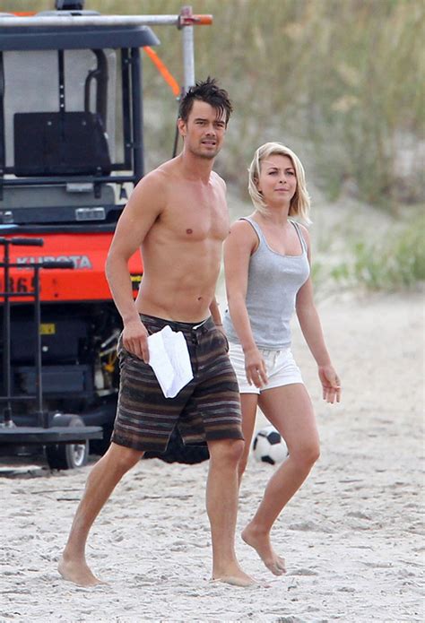 Julianne Hough On The Beach On The Safe Haven Set Hawtcelebs